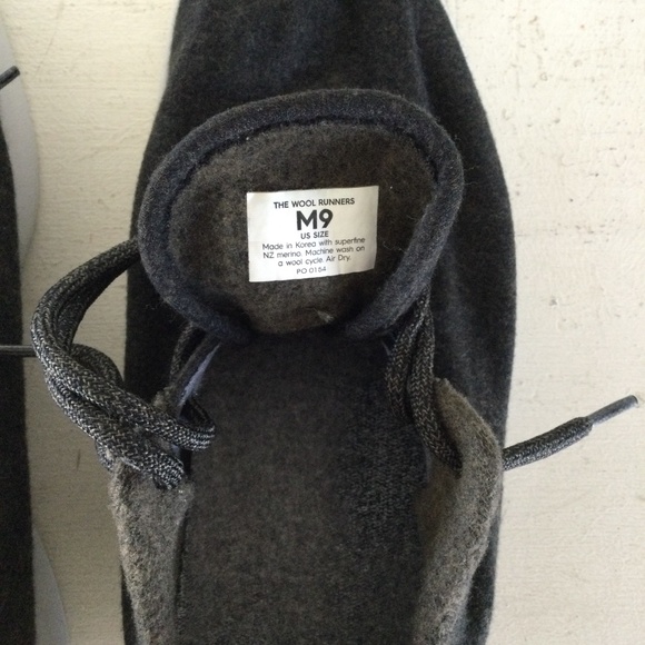 Allbirds Men’s Wool Runners Size 9 Dark Grey - Picture 5 of 7